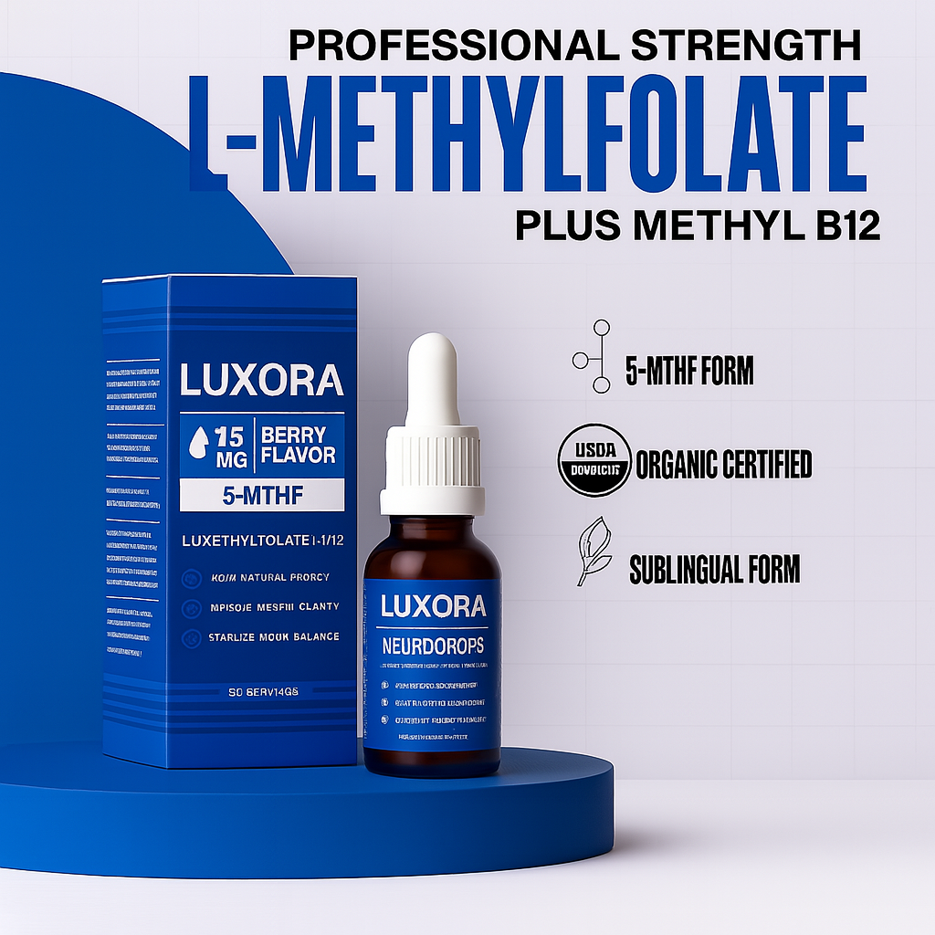 Luxora™ NeuroDrops – Fast-Acting Cognitive Support in Every Drop