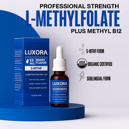 Luxora™ NeuroDrops – Fast-Acting Cognitive Support in Every Drop